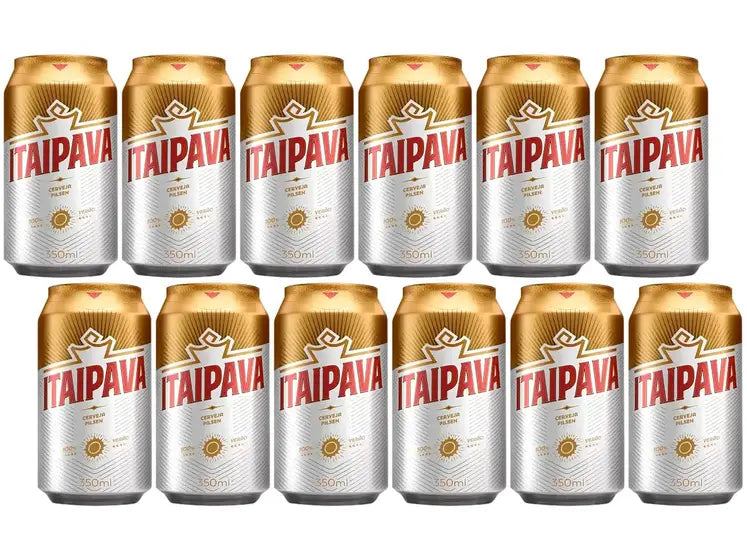 Itaipava Pilsen Lata 350ml – Pack 12 unidades