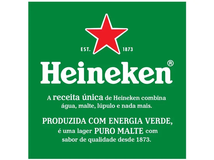 Heineken Lager Lata 350ml – Pack 12 unidades