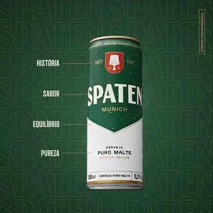 Spaten Munich Helles Lata 269ml – Pack 12 unidades