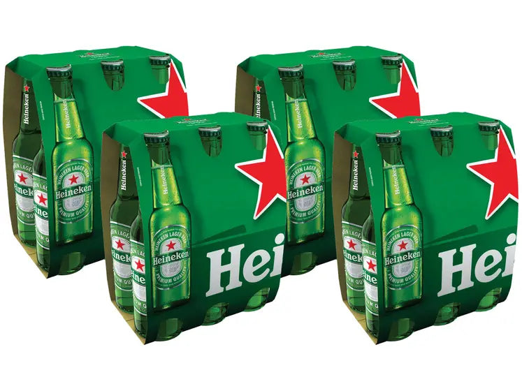 Heineken Lager Long Neck 330ml – Kit 24 garrafas