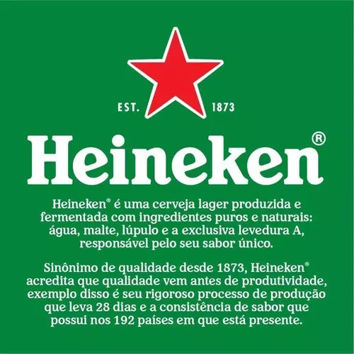 Barril de Chopp Heineken 5L – Kit 4 unidades