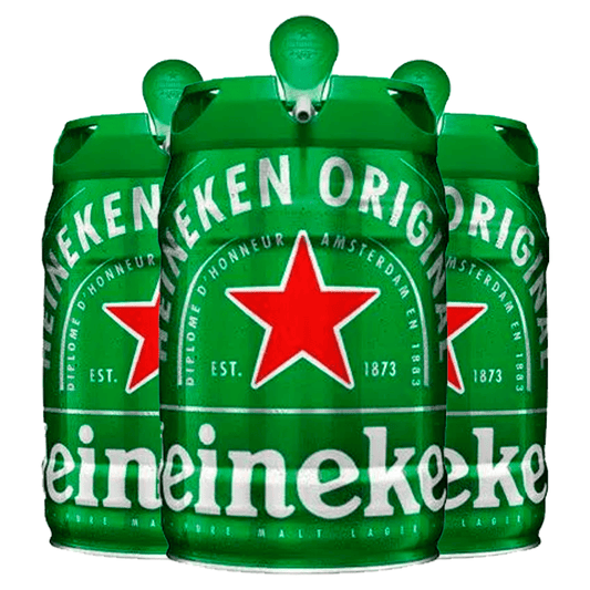 Barril de Chopp Heineken 5L – Kit 3 unidades
