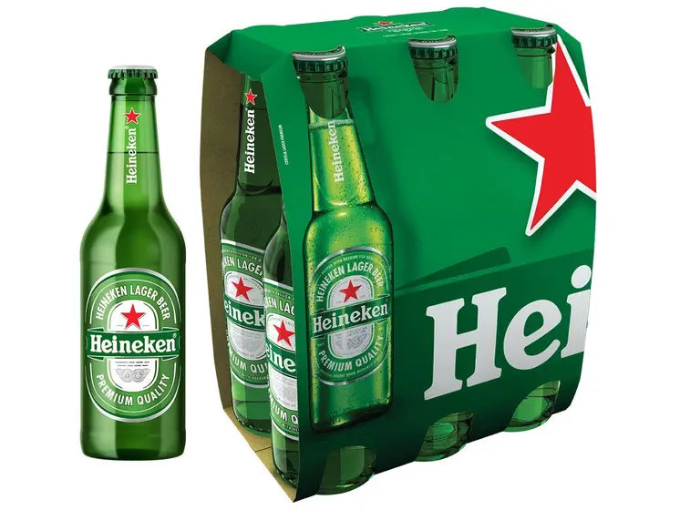 Heineken Lager Long Neck 330ml – Kit 24 garrafas