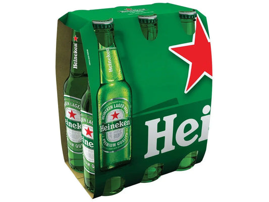 Heineken Lager Long Neck 330ml – Kit 24 garrafas